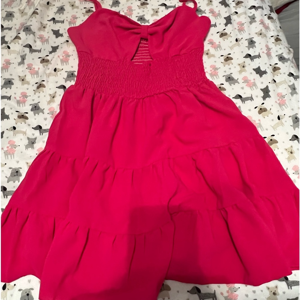 pink shein dress